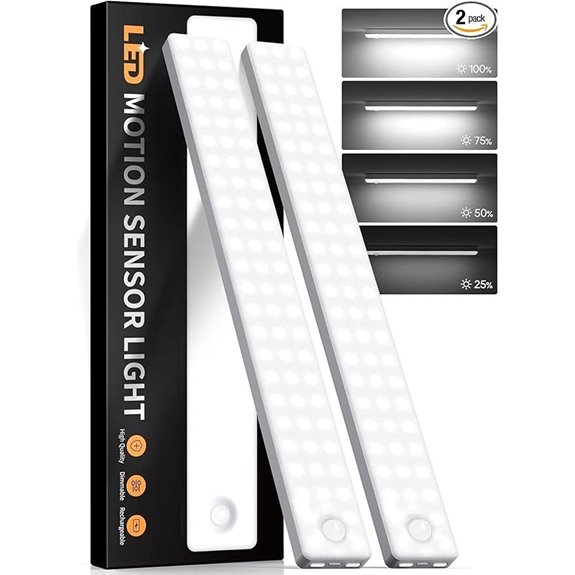 Motion Sensor Under Cabinet Lights (2-Pack)