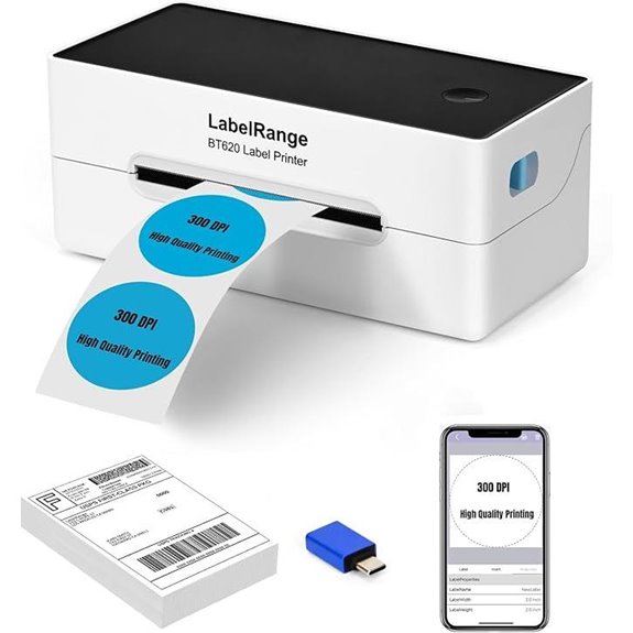Ecommerce Shipping Label Printer with Bluetooth & USB