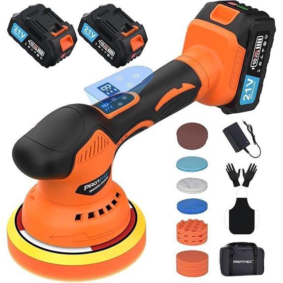 Cordless Car Buffer Polisher with Variable Speed