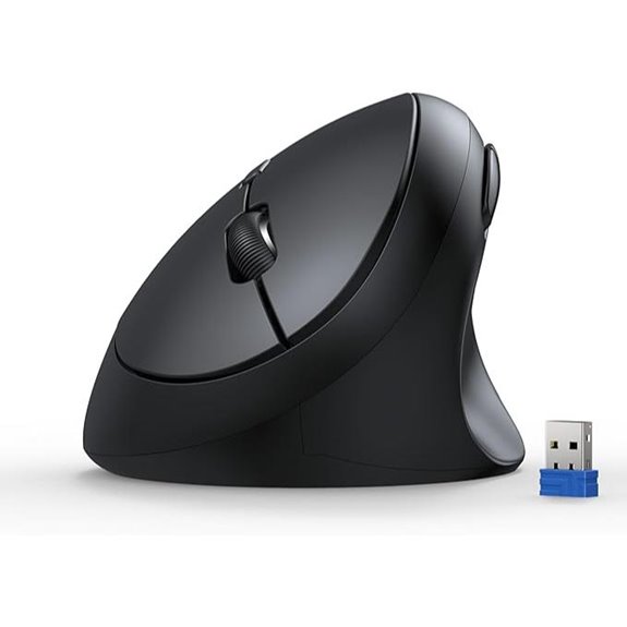 TECKNET Wireless Vertical Mouse 4800 DPI 6 Buttons