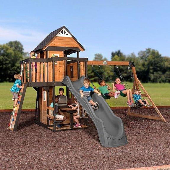 Backyard Discovery Canyon Creek Wooden Playset