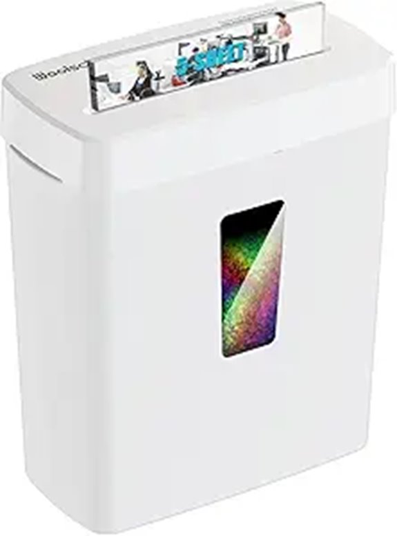 Woolsche Micro Cut Paper Shredder with Jam Proof System