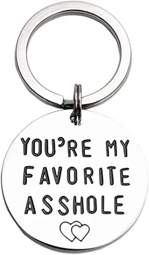 LParkin You're My Favorite Asshole Keychain