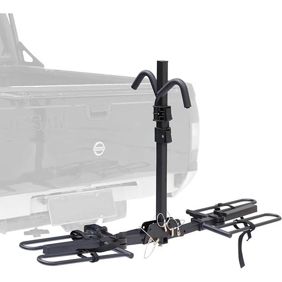Young 2 Bicycle Hitch Mount Rack (80 lbs Capacity)