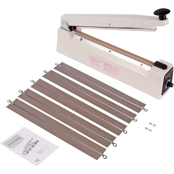 Commercial 12-Inch Impulse Sealer for Plastic Packaging