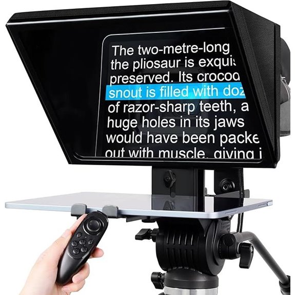 i2 12-inch Teleprompter with Remote and App