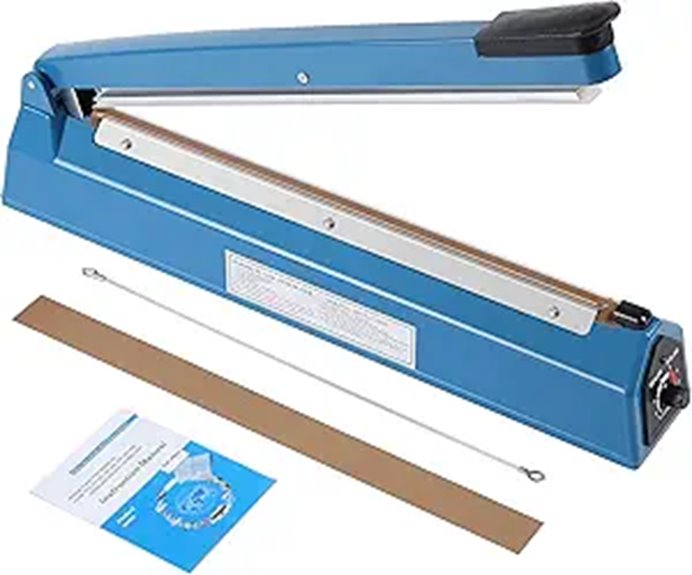 16 Inch Manual Plastic Bag Sealer with Replacement Element