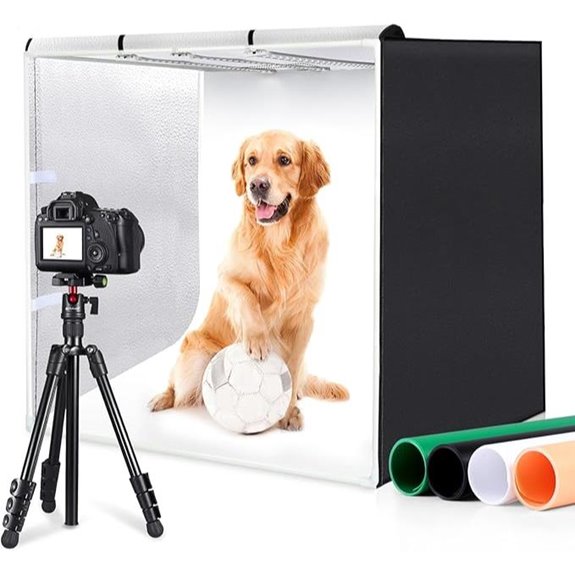 PULUZ 32 Light Box with Dimming & Backdrops