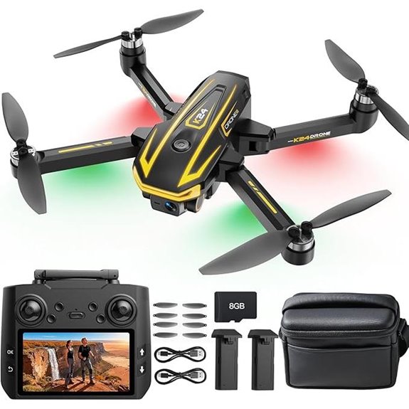 FPV 4K Drone with Camera Batteries & Carrying Case
