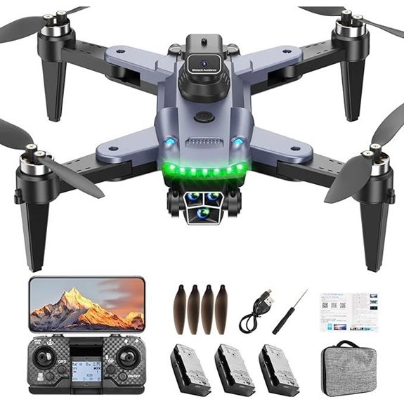 4K GPS Drone with Obstacle Avoidance and Batteries