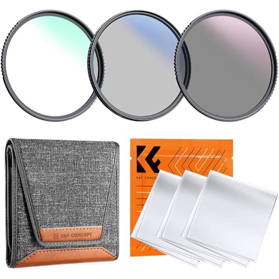 K&F Concept 55mm Lens Filter Kit (3 Pieces)