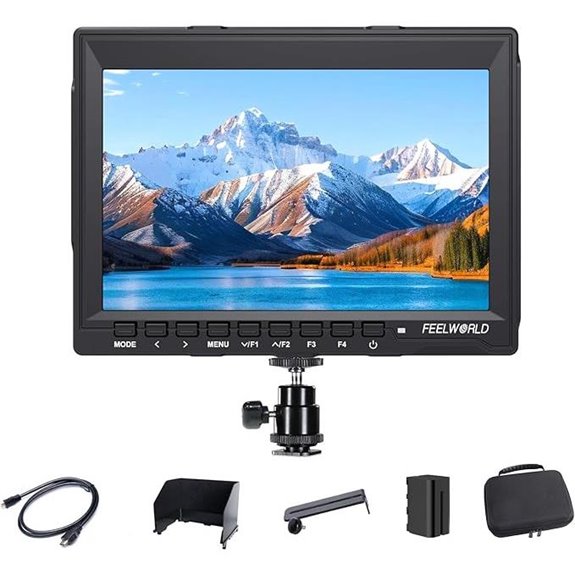 FEELWORLD FW759 7-Inch On-Camera Field Monitor Bundle