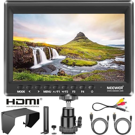 Neewer 7 HDMI Camera Monitor with Sunshade