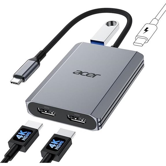 Acer USB-C Dual HDMI Adapter 4K@60Hz