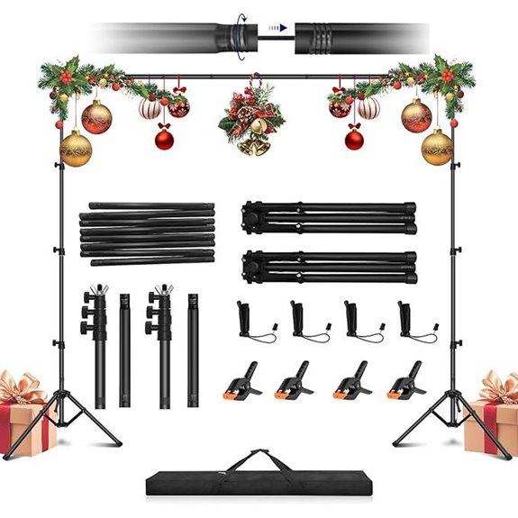 adjustable backdrop stand kit