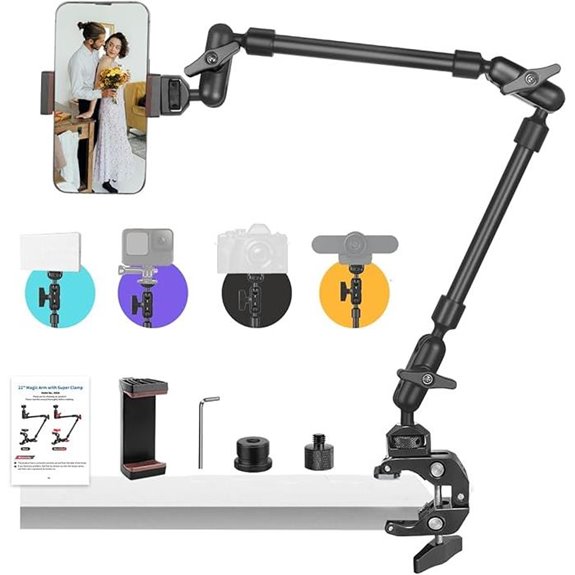 22 Adjustable Overhead Camera and Microphone Arm