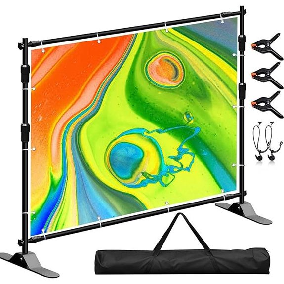 Telescopic Photo Backdrop Stand Kit for Events