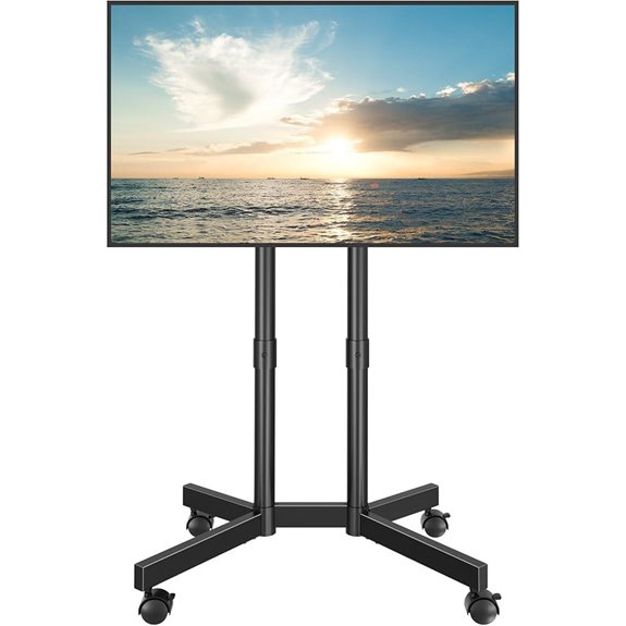 BONTEC Rolling TV Stand for 32-75 Inch TVs