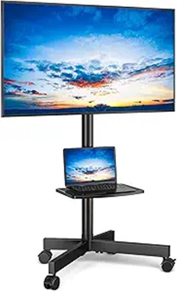 Rfiver Mobile TV Stand for 23-60 Inch Screens