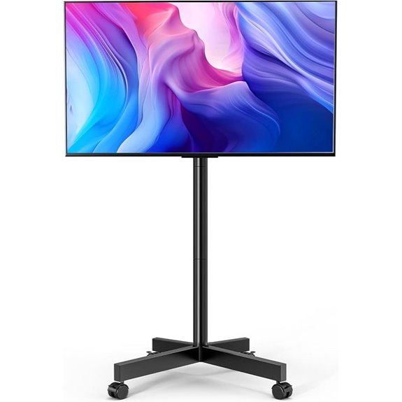 Mobile TV Cart for 23-65 Inch Smart TVs