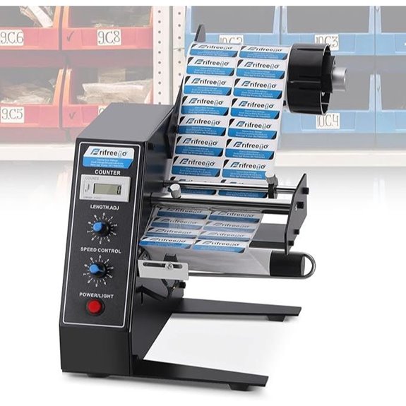Automatic Label Dispenser with Adjustable Speed