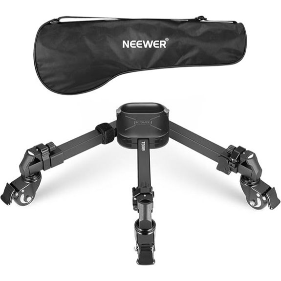 NEEWER Camera Dolly with Lock Wheels Telescopic Legs