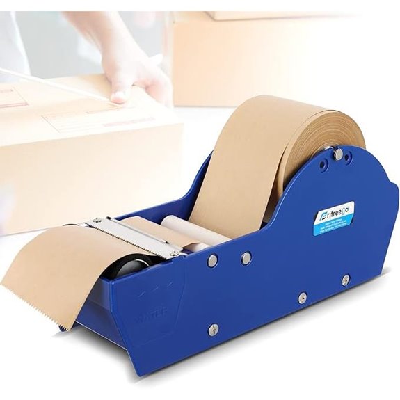 Water-Activated Kraft Tape Dispenser Adjustable Width