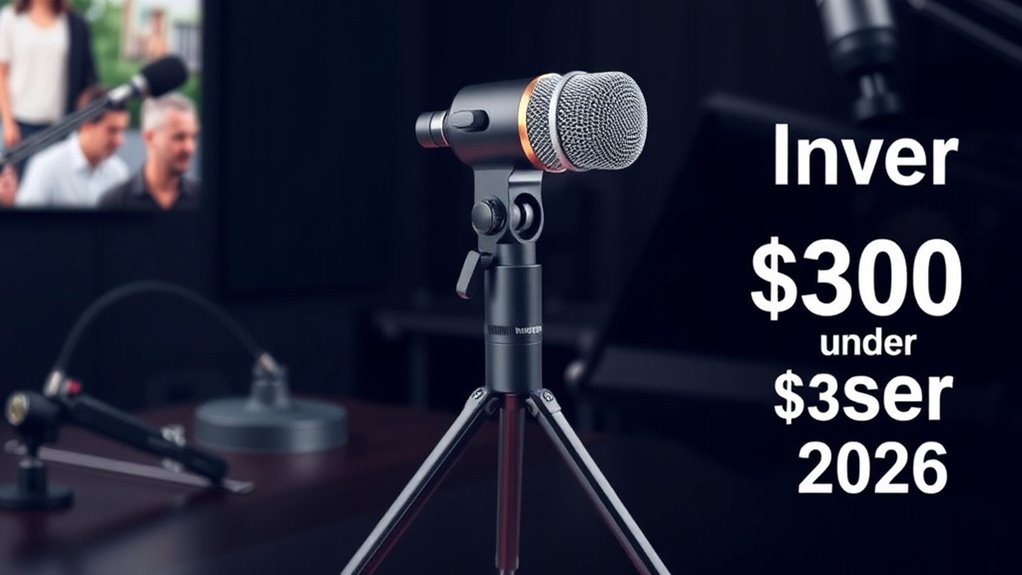 affordable broadcast microphone stability