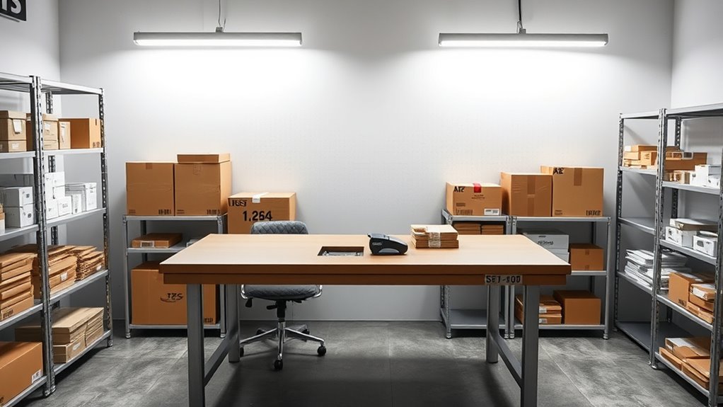 affordable functional packing table