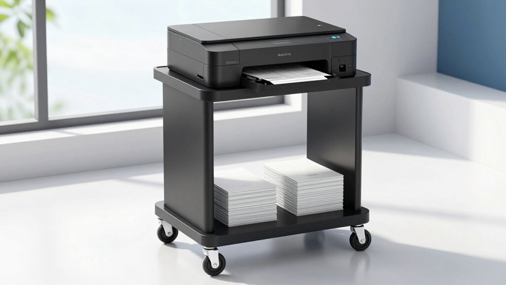 affordable label printer carts