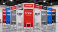 affordable portable booth displays