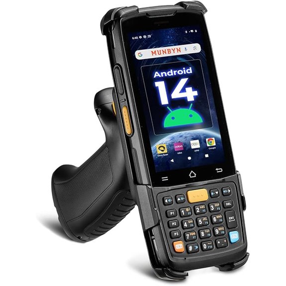 MUNBYN Android 14 Barcode Scanner with Honeywell HS7
