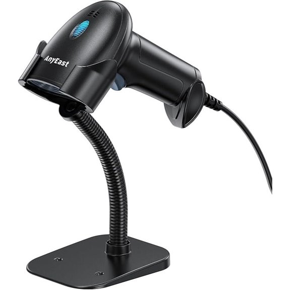Barcode Scanner with Stand for POS and Inventory