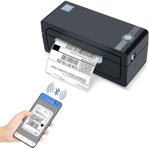 JADENS Bluetooth Thermal Shipping Label Printer