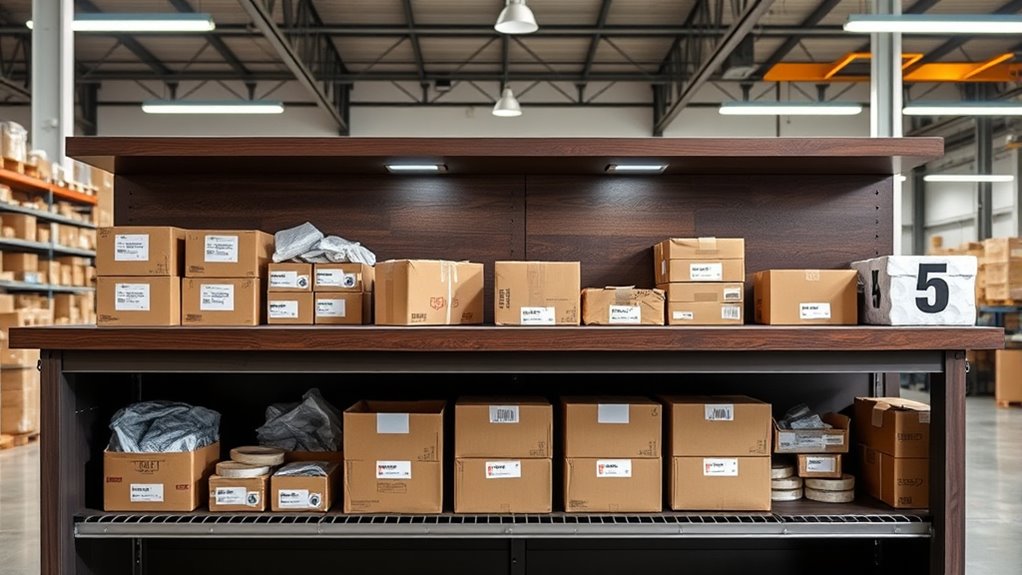 budget friendly packing station