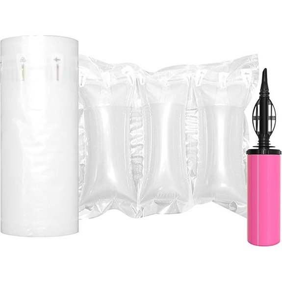 Air Pillows for Shipping with Pump 400 Count