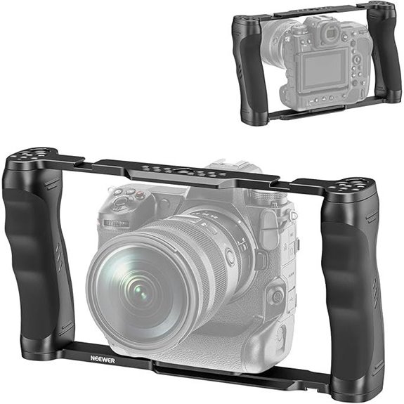 NEEWER Camera Cage Rig with Arca Base and Accessories