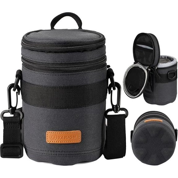camera lens case with strap