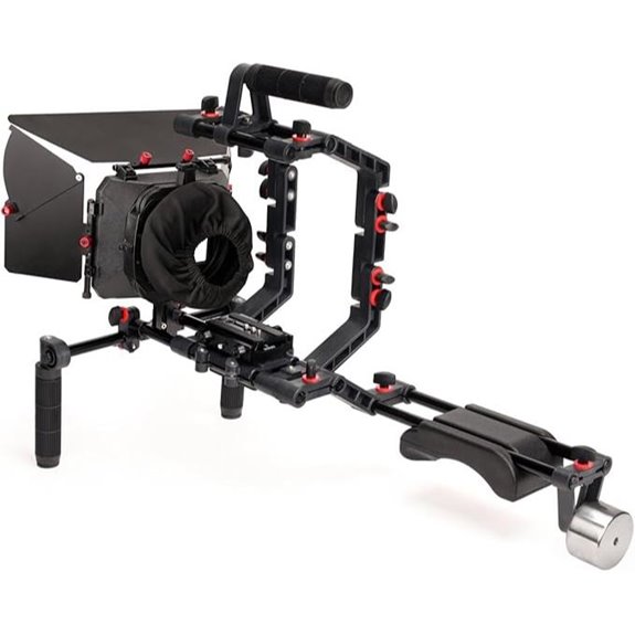 Camera Shoulder Support Rig Kit with Cage & Matte Box