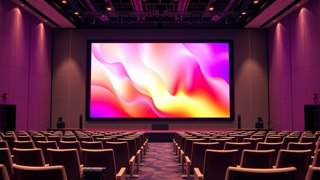 choosing budget projection screen