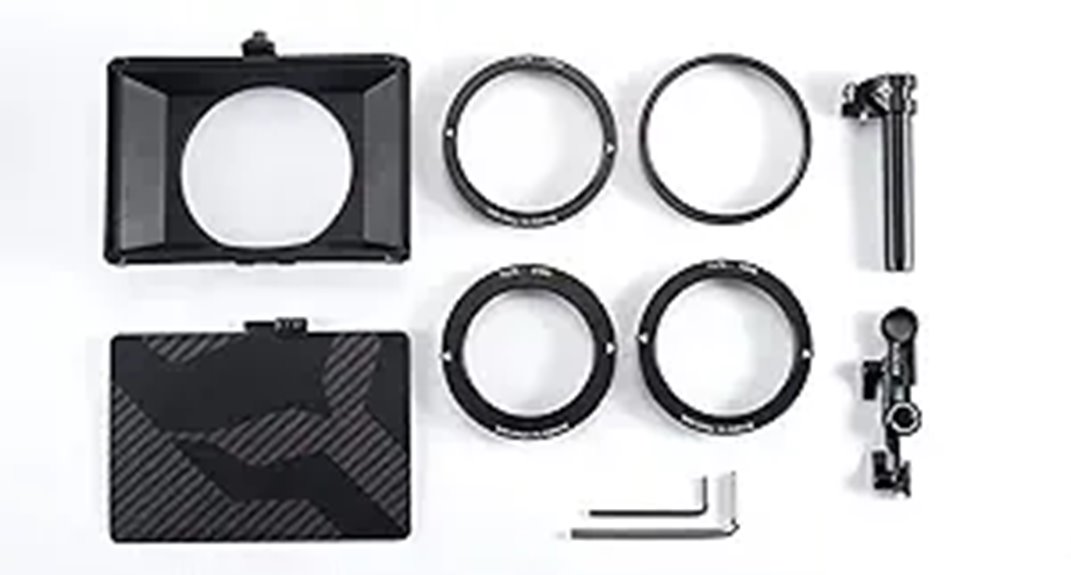 Tilta Mini Matte Box with Lens Adapter Rings