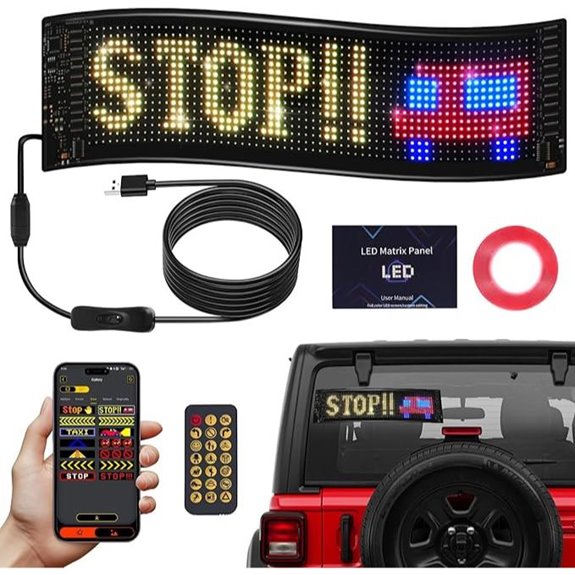 Programmable LED Digital Sign with App Control