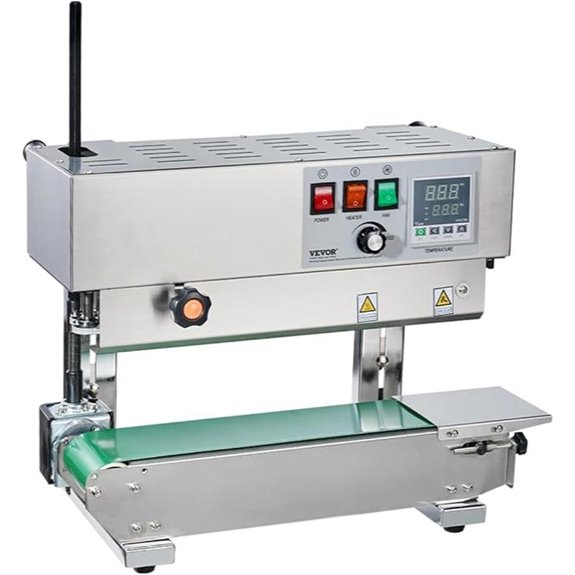 Vevor Continuous Bag Sealer with Digital Temp Control