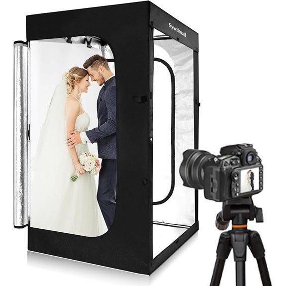 Photo Studio Light Box with Dimmable LED and Backgrounds