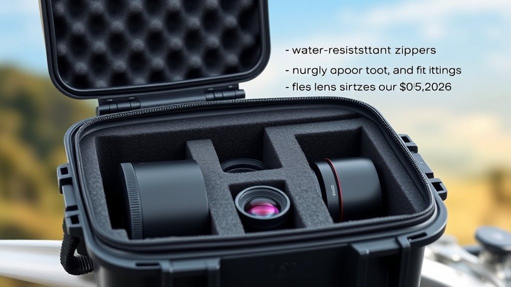 durable waterproof lens case