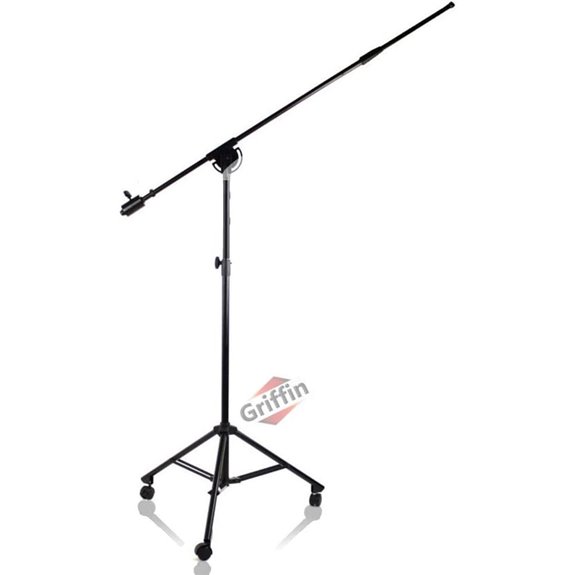 Griffin 11ft Rolling Mic Boom Stand with Telescopic Arm