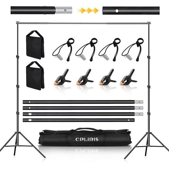 Backdrop Stand Kit for Events and Photography