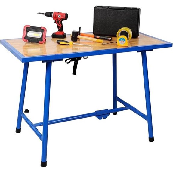 47 Folding Workbench for Garage and Workshop