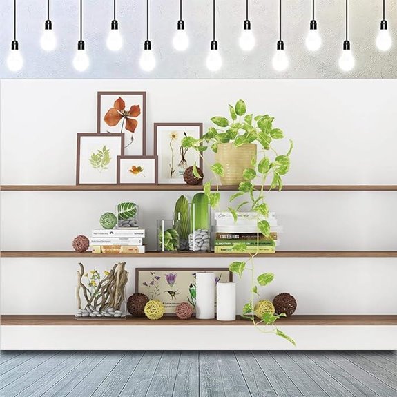 CSFOTO 5x3ft Green Plant Bookcase Video Conference Backdrop