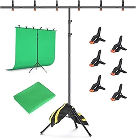 Green Screen Backdrop Kit with Stand